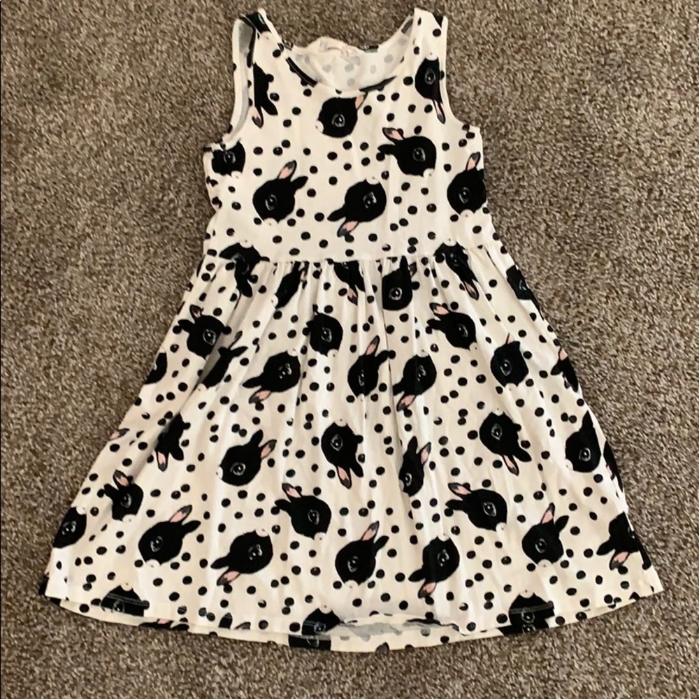 Girls bunny sleeveless dress